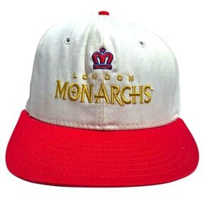 Vintage London Monarchs Hat World League WLAF Snapback Cap A.J.D. Made in USA...
